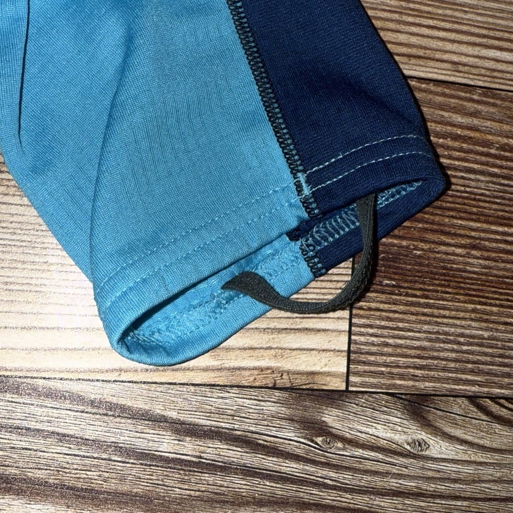 Patagonia Capiline Baselayer Quarter Zip Womens Size XL Polartec Blue Midweight - Picture 6 of 9